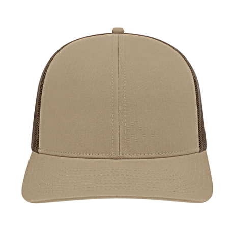 Cap America i3038 Poly/Cotton Trucker Mesh Back Cap Unisex Accessories Hats & Caps