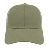 Cap America i3115 Low Profile Trucker Mesh Back Cap Unisex Accessories Hats & Caps