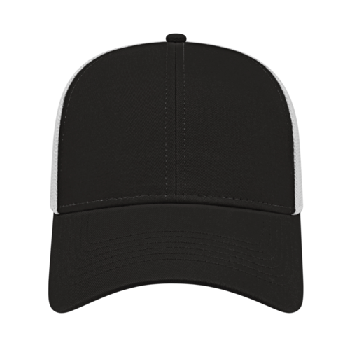 Cap America i3025 Two-Tone Trucker Mesh Back Cap Unisex Accessories Hats & Caps