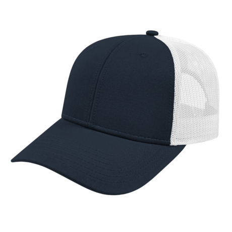 Cap America i3115 Low Profile Trucker Mesh Back Cap Unisex Accessories Hats & Caps