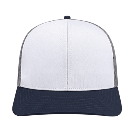 Cap America i3038 Poly/Cotton Trucker Mesh Back Cap Unisex Accessories Hats & Caps
