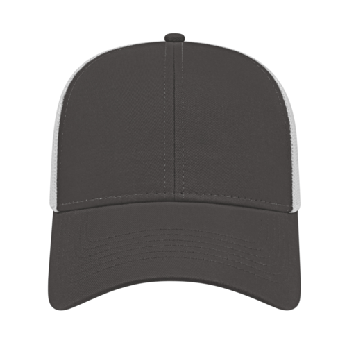 Cap America i3025 Two-Tone Trucker Mesh Back Cap Unisex Accessories Hats & Caps