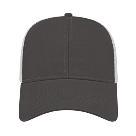 Cap America i3025 Two-Tone Trucker Mesh Back Cap Unisex Accessories Hats & Caps