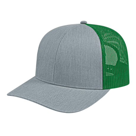 Cap America i3038 Poly/Cotton Trucker Mesh Back Cap Unisex Accessories Hats & Caps