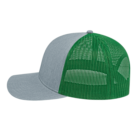 Cap America i3038 Poly/Cotton Trucker Mesh Back Cap Unisex Accessories Hats & Caps