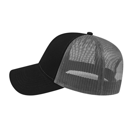 Cap America i3025 Two-Tone Trucker Mesh Back Cap Unisex Accessories Hats & Caps