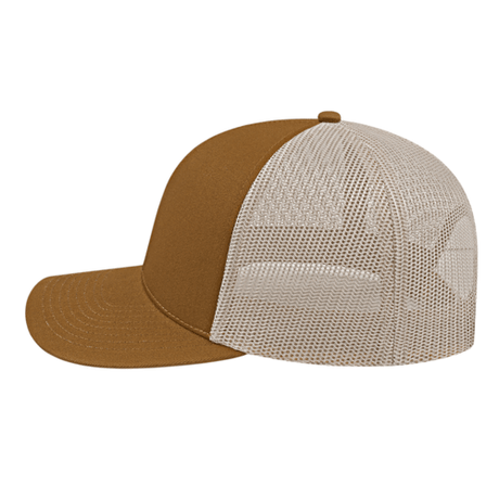 Cap America i3038 Poly/Cotton Trucker Mesh Back Cap Unisex Accessories Hats & Caps