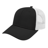 Cap America i3115 Low Profile Trucker Mesh Back Cap Unisex Accessories Hats & Caps