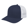 Cap America i3038 Poly/Cotton Trucker Mesh Back Cap Unisex Accessories Hats & Caps