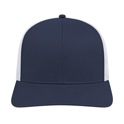 Cap America i3038 Poly/Cotton Trucker Mesh Back Cap Unisex Accessories Hats & Caps