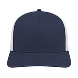 Cap America i3038 Poly/Cotton Trucker Mesh Back Cap Unisex Accessories Hats & Caps