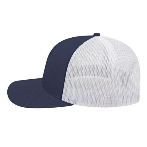 Cap America i3038 Poly/Cotton Trucker Mesh Back Cap Unisex Accessories Hats & Caps
