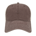 Cap America i3027 Washed Pigment Dyed with Washed Trucker Mesh Cap Unisex Accessories Hats & Caps