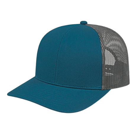 Cap America i3038 Poly/Cotton Trucker Mesh Back Cap Unisex Accessories Hats & Caps