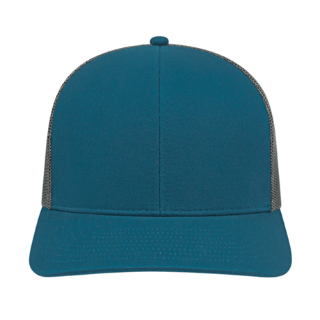 Cap America i3038 Poly/Cotton Trucker Mesh Back Cap Unisex Accessories Hats & Caps