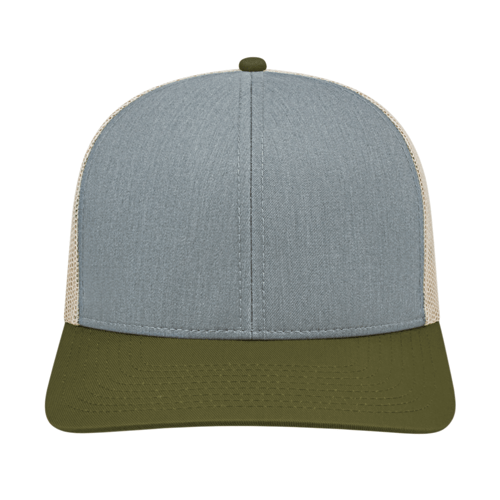Cap America i3038 Poly/Cotton Trucker Mesh Back Cap Unisex Accessories Hats & Caps