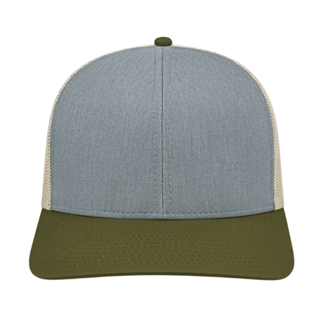 Cap America i3038 Poly/Cotton Trucker Mesh Back Cap Unisex Accessories Hats & Caps