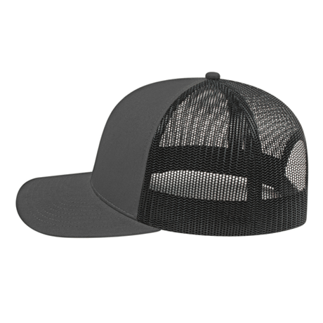 Cap America i3038 Poly/Cotton Trucker Mesh Back Cap Unisex Accessories Hats & Caps