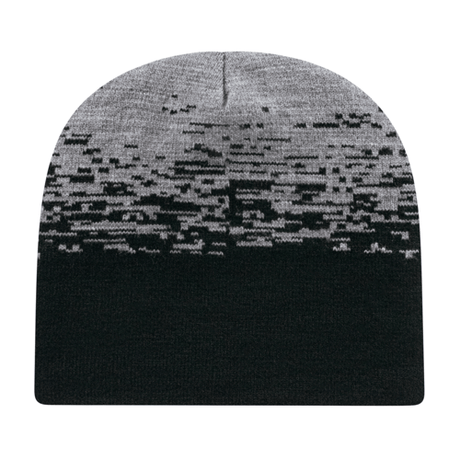 Cap America RKS9 Static Pattern Knit Beanie Unisex Accessories Hats & Caps