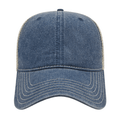 Cap America i3027 Washed Pigment Dyed with Washed Trucker Mesh Cap Unisex Accessories Hats & Caps