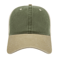 Cap America i3027 Washed Pigment Dyed with Washed Trucker Mesh Cap Unisex Accessories Hats & Caps