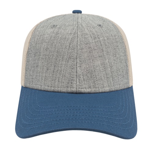 Cap America i3115 Low Profile Trucker Mesh Back Cap Unisex Accessories Hats & Caps