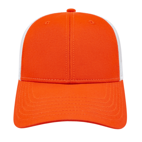 Cap America i3115 Low Profile Trucker Mesh Back Cap Unisex Accessories Hats & Caps