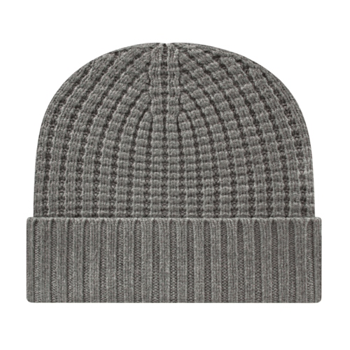 Cap America iK8552 Premium Waffle Knit Cap with Cuff Unisex Accessories Hats & Caps