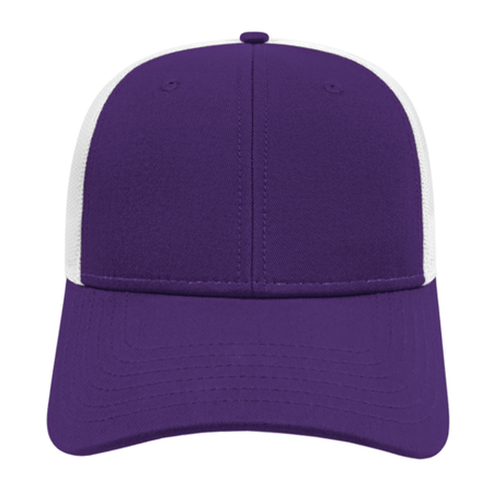 Cap America i3115 Low Profile Trucker Mesh Back Cap Unisex Accessories Hats & Caps