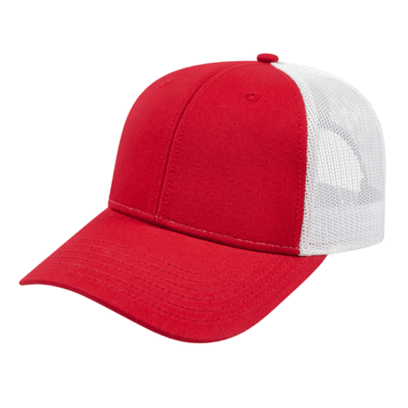 Cap America i3115 Low Profile Trucker Mesh Back Cap Unisex Accessories Hats & Caps