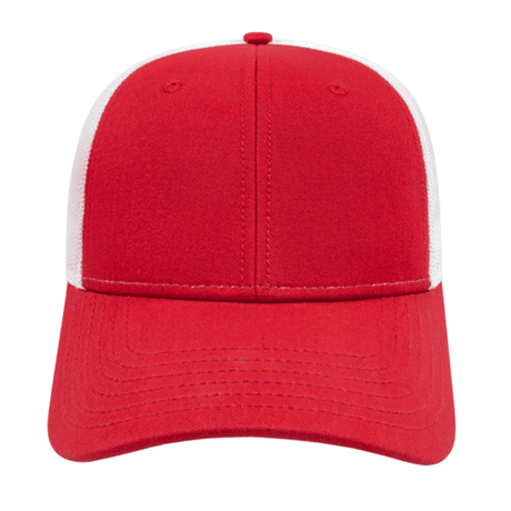 Cap America i3115 Low Profile Trucker Mesh Back Cap Unisex Accessories Hats & Caps