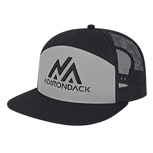 Cap America i3057 7 Panel Trucker Mesh Back Cap Unisex Accessories Hats & Caps