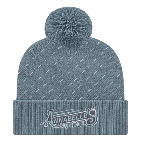 Cap America iK23 Diagonal Dash Knit Cap with Ribbed Cuff Unisex Accessories Hats & Caps