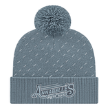 Cap America iK23 Diagonal Dash Knit Cap with Ribbed Cuff Unisex Accessories Hats & Caps
