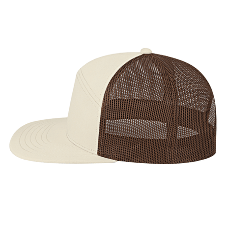 Cap America i3057 7 Panel Trucker Mesh Back Cap Unisex Accessories Hats & Caps