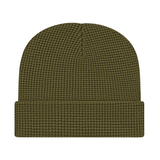 Cap America iK70 Waffle Knit Cap with Cuff Unisex Accessories Hats & Caps