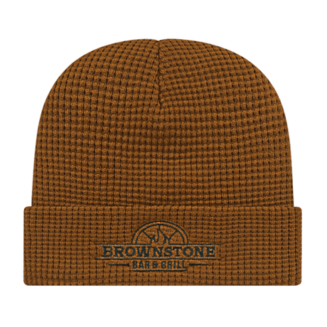 Cap America iK70 Waffle Knit Cap with Cuff Unisex Accessories Hats & Caps