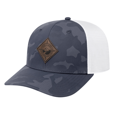Cap America i2024 Nylon Blend Camo Trucker Mesh Back Cap Unisex Accessories Hats & Caps