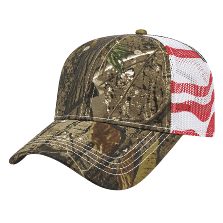 Cap America i2011 Flag Trucker Mesh Back Cap Unisex Accessories Hats & Caps