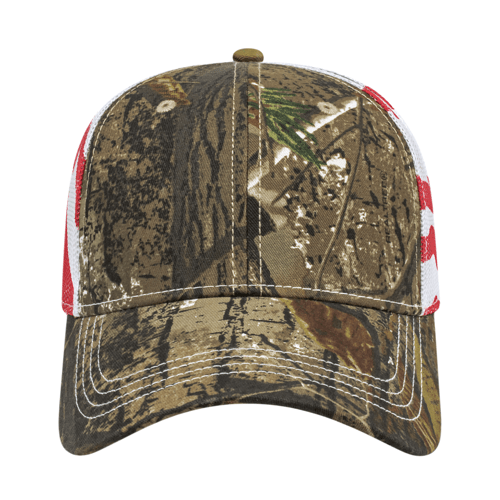 Cap America i2011 Flag Trucker Mesh Back Cap Unisex Accessories Hats & Caps