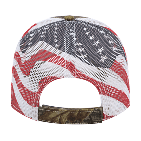 Cap America i2011 Flag Trucker Mesh Back Cap Unisex Accessories Hats & Caps