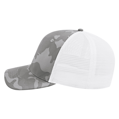 Cap America i2024 Nylon Blend Camo Trucker Mesh Back Cap Unisex Accessories Hats & Caps