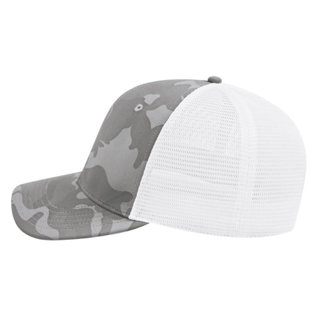 Cap America i2024 Nylon Blend Camo Trucker Mesh Back Cap Unisex Accessories Hats & Caps