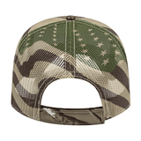Cap America i2011 Flag Trucker Mesh Back Cap Unisex Accessories Hats & Caps