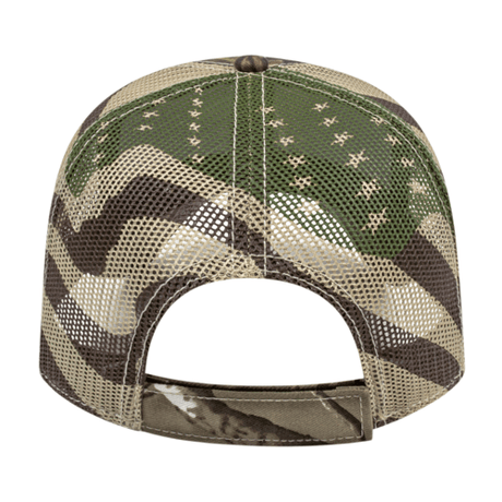 Cap America i2011 Flag Trucker Mesh Back Cap Unisex Accessories Hats & Caps