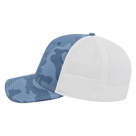 Cap America i2024 Nylon Blend Camo Trucker Mesh Back Cap Unisex Accessories Hats & Caps