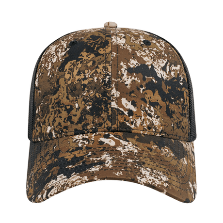 Cap America i6606VC YP Classics® Veil Camo™ Retro Trucker Cap Unisex Accessories Hats & Caps