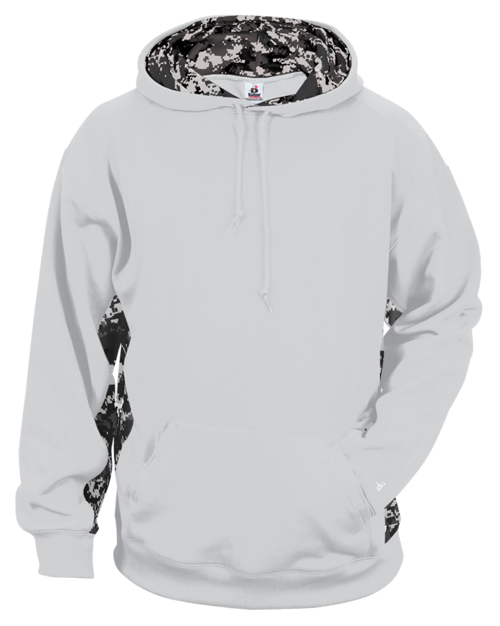 Badger Men's Digital Colorblock Hoodie Mens Apparel Sweatshirts & Fleece