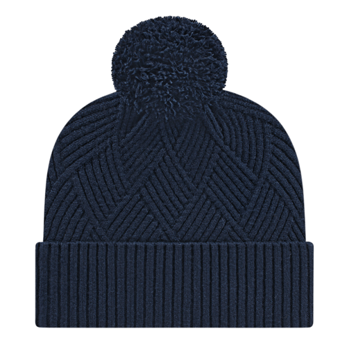 Cap America iK8554 Premium Diagonal Weave Knit Cap with Cuff Unisex Accessories Hats & Caps