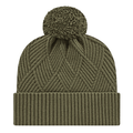 Cap America iK8554 Premium Diagonal Weave Knit Cap with Cuff Unisex Accessories Hats & Caps